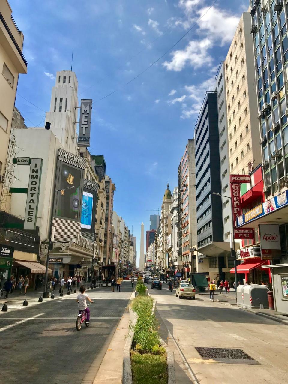 Estilo Y Comodidad En Av Corrientes, Departamento Con Estacionamiento Para Autos Buenos Aires Eksteriør bilde