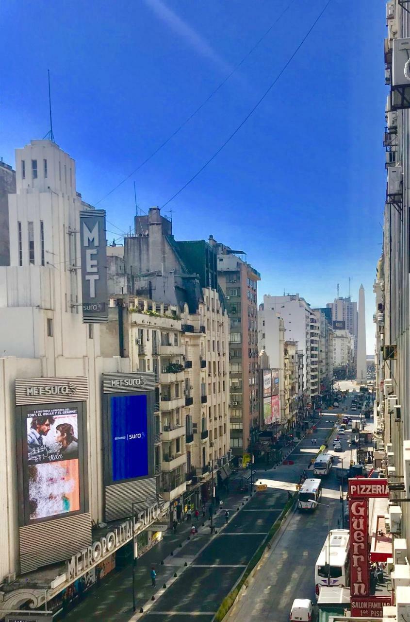 Estilo Y Comodidad En Av Corrientes, Departamento Con Estacionamiento Para Autos Buenos Aires Eksteriør bilde